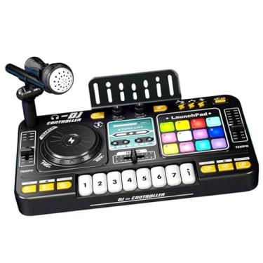 Imagem de Luocute Mixer de DJ, 12 Interfaces HD Com Modo DJ e Efeitos Sonoros, Máquina de karaokê Com Gravação, Ajuste de Modo de Luz, para Celular