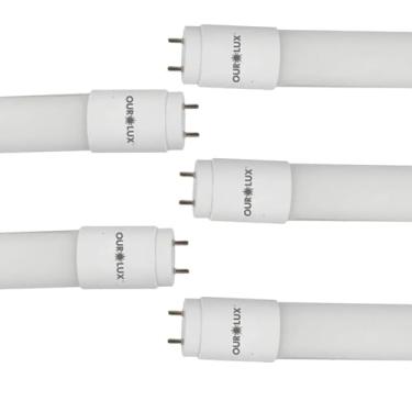 Imagem de KIT 5 LAMPADA SUPERLED TUBULAR T8 9W BIVOLT 6500K OUROLUX
