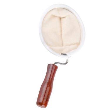 Imagem de Domary Pano de Filtro de café Com Alça Madeira Filtro Flanela Reutilizável Lavável para Uso Doméstico (L)