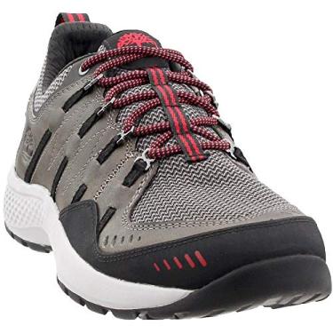 Imagem de Timberland Flyroam Trail Low Tênis de caminhada masculino, Medium Grey Full Grain, 12 Women/9.5 Men