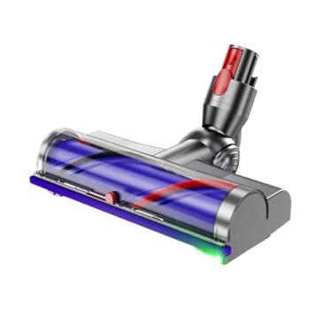 Imagem de Hujscufdjy Cabeça de escova elétrica direta, acessório de piso de madeira, rolo de cerdas, peças de aspirador de pó, compatível com Dyson V7 V8 V10 V11 V15