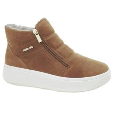 Imagem de Tênis Feminino Cano Alto Quiz Com Lã-Feminino