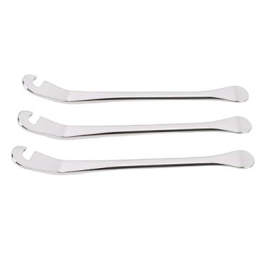 Imagem de aqxreight Colheres de Ferro para Pneus, Conjunto de Barra de Alavanca de Metal para Motocicleta, Scooter Elétrica e Carro, Com Aderência Ergonômica para Fácil Remoção e Substituição