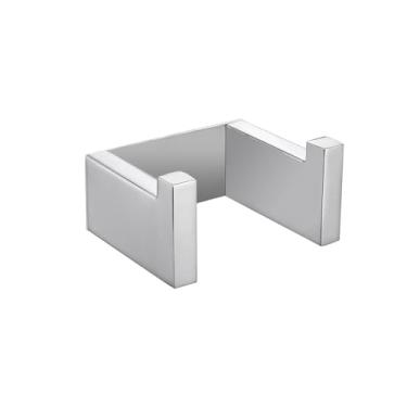 Imagem de Conjunto de barra de toalha adesiva cromada, acessórios de banheiro, suporte de papel higiênico, suporte de papel higiênico para banheiro, gancho