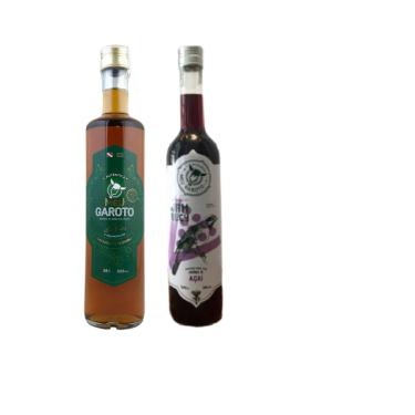 Imagem de Kit Cachaça de Jambu Tradicional + Jambu Com Açaí 500ml Cada