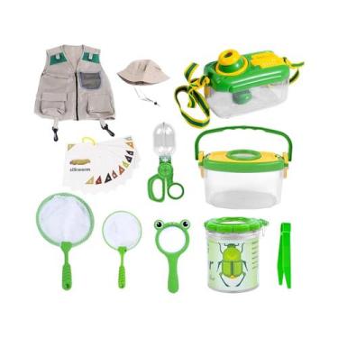 Imagem de Caixa De Observação De Insetos Para Meninos Com Lupa E Telescópio, Bri