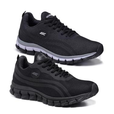 Imagem de Kit 2 Pares de Tênis Masculino Para Caminhada Esportes Academia Treino-Masculino