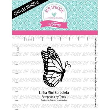 Imagem de Carimbo Mini Borboleta Cod 71000012 - 01 Unidade - Lilipop Carimbos - 