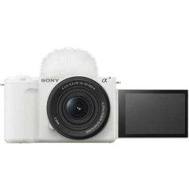 Imagem de Câmera sony zv-e10 ii mirrorless kit com lente 16-50mm (branca)