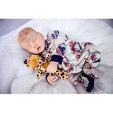 Imagem de Bebê Reborn Menina Realista Carequinha Enxoval Completo