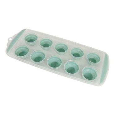 Imagem de Forma De Gelo Com Base Retrátil De Silicone Com 10 Cavidades - Taira H