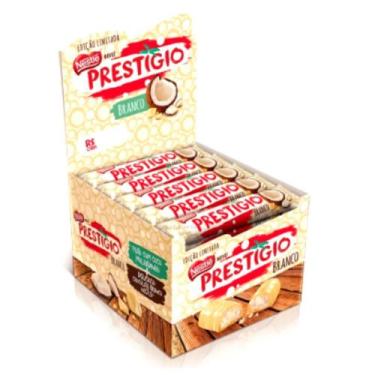 Imagem de Caixa De Chocolate Prestígio Branco Nestlé 33G - 1Cx C/ 30Un