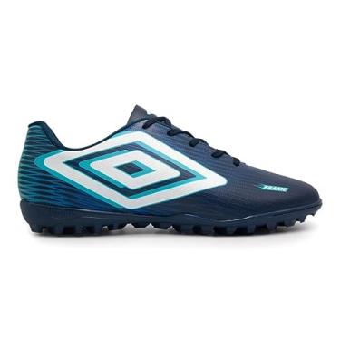 Imagem de Chuteira Society Umbro Frame,Marinho/Branco/Scuba Blue,38
