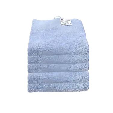 Imagem de Kit 5und Pano De Microfibra Automotivo 40x60 Cm Azul 3m