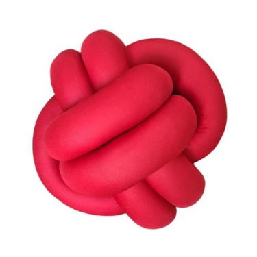 Imagem de Almofada Nó Escandinavo Decorativa Luxo 35cm Vermelho - NILVA GARCIA D