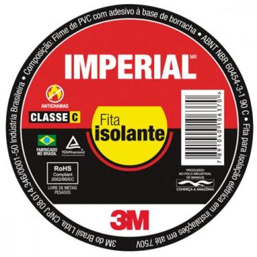 Imagem de Fita Isol 3M Imperial 05 Mts ./ Kit Com 10 Unidades