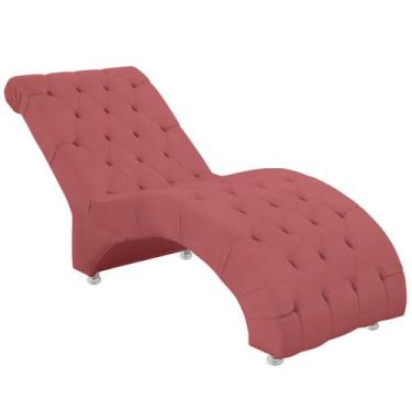 Imagem de Espreguiçadeira Recamier Divã para Sala e Clínica Veludo - Bem Rylex, 