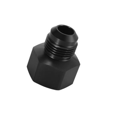 Imagem de Motoforti Carro fêmea AN16 16AN para macho AN12 12AN flare mangueira redutor adaptador de encaixe de linha de combustível adaptador de anteparo do refrigerador de óleo combustível liga de alumínio