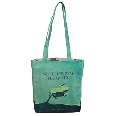 Imagem de Well Read Sacola com tema de livro para amantes de livros - Presentes literários ideais para leitores e leitores ávidos - Bolsa de ombro versátil, Wuthering Heights, One Size