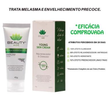 Imagem de Creme Clareador e Rejuvenescedor 45g - Beauty Age