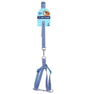 Imagem de Guia Com Peitoral Para Pets Com Correias 120cm - 123Util