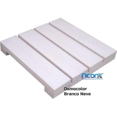 Imagem de Deck de Madeira Modular 30x30 Cm Réguas 7 cm NeonX Com Pintura, Osmoco