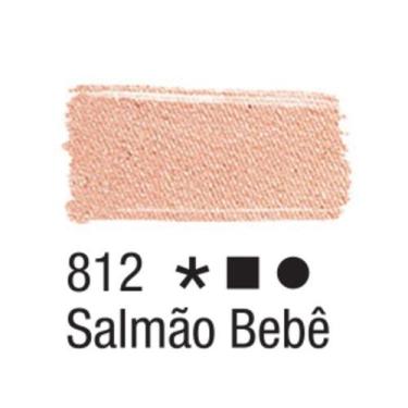 Imagem de Tinta Tecido Fosca 37ml Tons Clarinhos - Acrilex, 812 - SALMãO BEBê