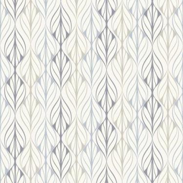 Imagem de Papel De Parede Adesivo Lavável sala Abstrato Azul Cinza 12m - Signmaq