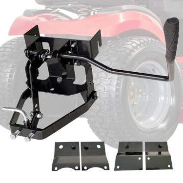 Imagem de C CLINK Husqvarna 585607901 acessório traseiro de engate de manga de trator de jardim compatível com Craftsman série T200 e T300/tratores de cortador de grama com pneus traseiros de 58 cm ou maiores