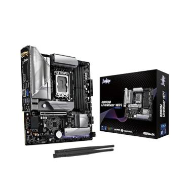 Imagem de ASRock B860M Live Mixer WiFi 6E Intel Core Ultra DDR5 8666 MHz 256GB M.2 LGA1851 B860 Micro ATX Placa-mãe Thunderbolt SATA3 6.0 Gb/s PCIe 5.0