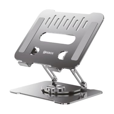 Imagem de Suporte Notebook Aluminio, Suporte Ajustável e Dobrável para Laptop, Suporte para notebook e tablet, Suporte ergonomico para notebook Compatível MacBook Air/Pro, Lenovo, Dell 10-17"