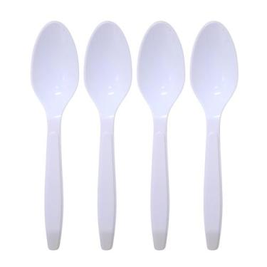 Imagem de Colher Linha Forte PS Branco Bello Festas Alta Qualidade Resistente Fe