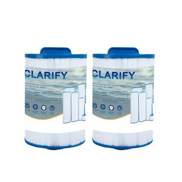 Imagem de CLARIFY Filtro de banheira de hidromassagem compatível com filtro de spa Unicel 6ch-940 (rosca grossa), 817-0050, filtro de spa PWW50P3, Filbur FC-0359, 25252, 03FIL1400, parafuso em fibra trilobal