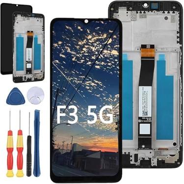 Imagem de Yuxyiony Nova tela de substituição para UMIDIGI F3 5G tela de reparo de tela LCD e acessórios de ferramenta de substituição (com a moldura)
