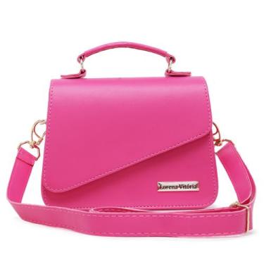Imagem de Bolsa Feminina Alça Transversal - BOLSAS FEMININAS, Rosa pink