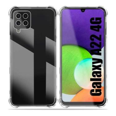 Imagem de Capa Capinha para Samsung Galaxy A22 4G 6.4 Transparente Anti Impactos