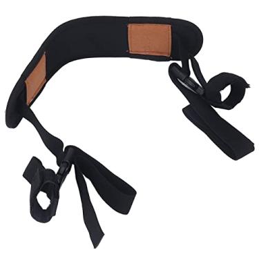 Imagem de Alça de Ombro de Tiro Com Arco, Tecido Oxford, Confortável, Resistente Ao Desgaste, Alça de Ombro de Composto Ajustável para Espadas (Preto)