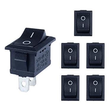 Imagem de 6 peças Interruptor basculante para barco com trava liga/desliga, 2 pinos, 2 posições, 12 V, 110 V, 250 V, 10 A