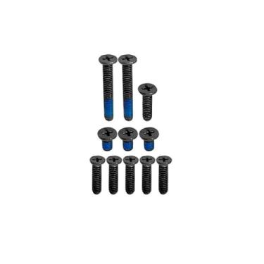 Imagem de Zahara 11 peças de substituição de parafusos de capa inferior inferior preta para ASUS TUF Gaming A16 FA608 FA608WI FA608WV FA608WM / TUF Gaming F16 FX608 FX608LP FX608LM