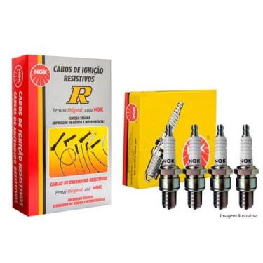 Imagem de Kit Cabo Ignicao Vela Ignicao - Fiorino 1.6 Mpi 1995 A 1998 - Sct53 / 