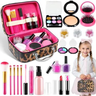 Imagem de Kit de maquiagem Smallzi Kids lavável 23 unidades para meninas de 3 a 