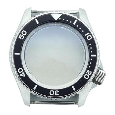 Imagem de FEIYASHI Caixa de relógio mecânica de 42,5 mm, vidro de cristal de safira para movimento NH34 NH35 NH36, Para NH35 34 36 38 Movimento + Anel Capítulo Azul 8, Caixa de relógio de luxo