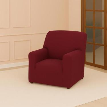 Imagem de Capa Protetora De Sofá Coladinha para Poltrona 1 Lugar , Sala, Quarto,