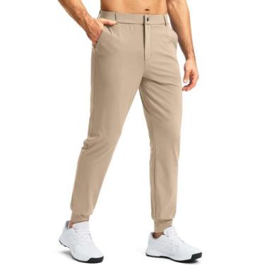 Imagem de Calças G Gradual Golf Joggers para homens, cáqui claro, tamanho GG
