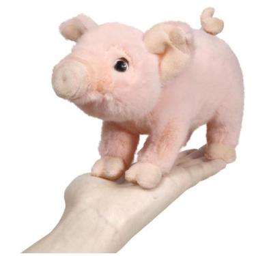 Imagem de Bicho de pelúcia Ice King Bear Little Piggy Piglet 18cm