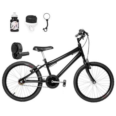 Imagem de Bicicleta Infantil Masculina Aro 20+Kit Passeio e Acelerador