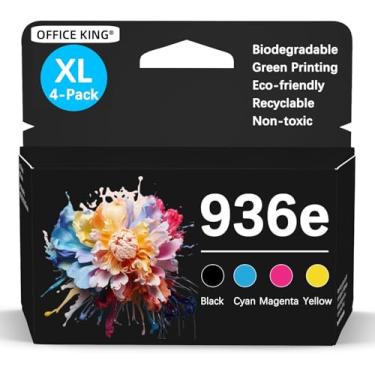 Imagem de Cartuchos de tinta 936XL 936e de substituição para HP OfficeJet Pro 9125e 9120e 9730e 91309135e 9122e 9128e 9110b 9120b9130b 9130e.