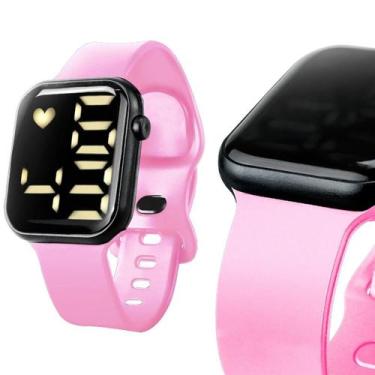 Imagem de Relógio Infantil Digital Barbie Prova Dágua Pulseira - Orizom