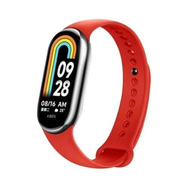 Imagem de Pulseira De Silicone Impermeável Para Xiaomi Mi Band 8 NFC, Acessórios