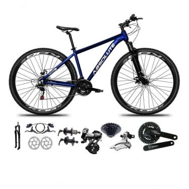 Imagem de Bicicleta Aro 29 Absolute Nero 5 Shimano Altus 24v Freios Hidráulicos Garfo Com Trava - Azul Tam.15